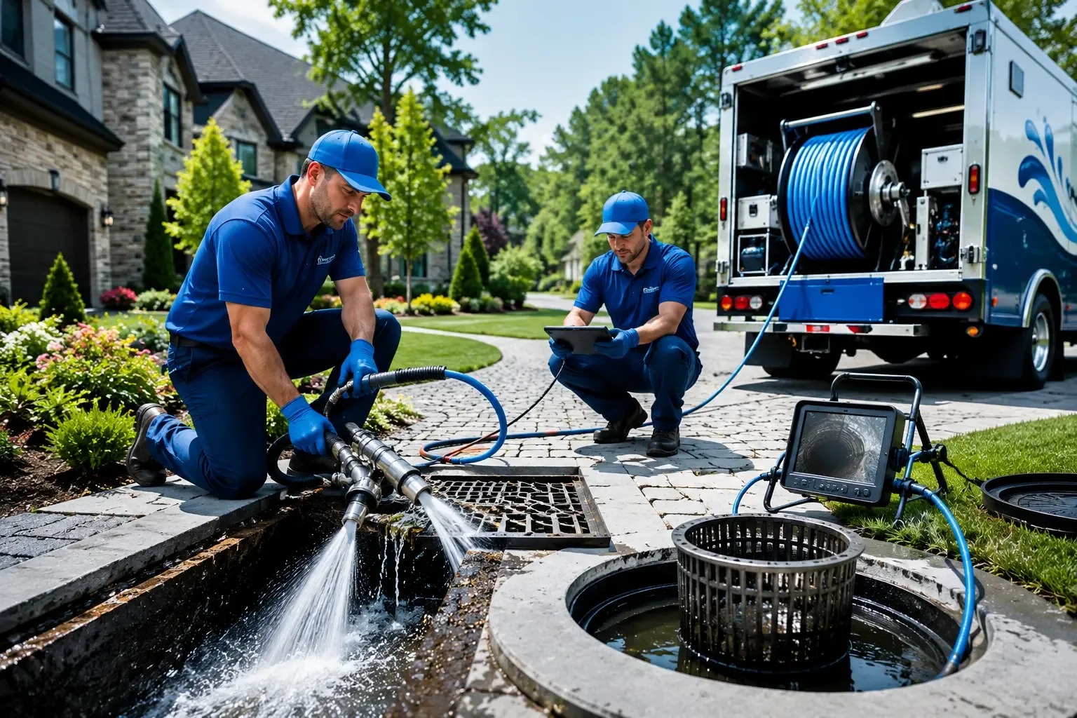 Local outdoor drain cleaning professionals in Long Pond, PA